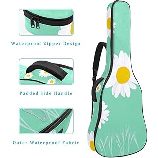 Housse de protection en éponge épaisse imperméable pour guitare acoustique électrique basse classique, Multicolore 08… - Les Beatles, Paul McCartney, John Lennon, RIngo Starr, George Harrison Housse de protection en éponge épaisse imperméable pour guitare acoustique électrique basse classique, Multicolore 08… – Image 4