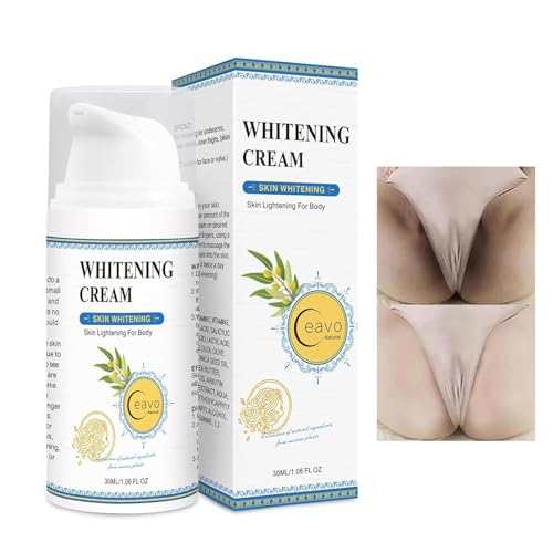 Skin Bleaching Cream for Intimate Areas & Body, Vitamin C Whitening for Underarms, Knees, Elbows,