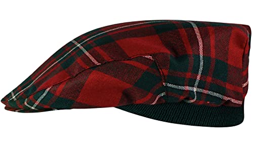 Casquette plate tartan MacGregor d'Écosse chic et élégante