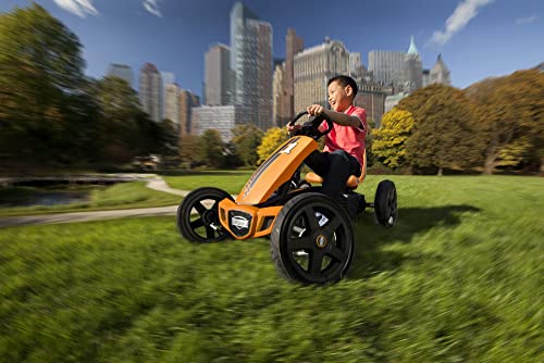 Berg Pedal Kart Rally Orange | Children's Vehicle, Pedal Kart With Adjustable Seat, With Freewheel, Children's Toys Suitable For Children Aged 4-12 Years #TOP2