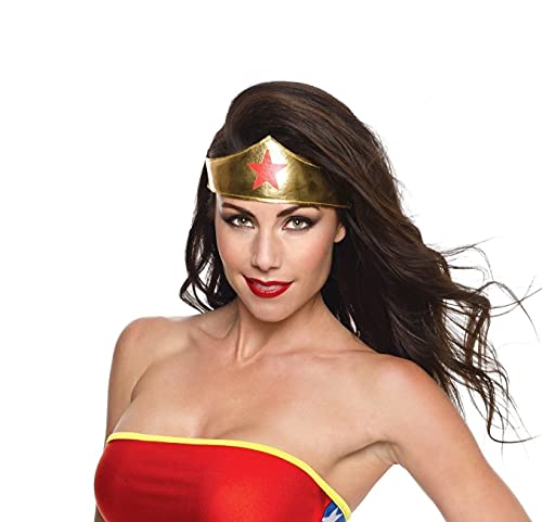 Rubies DC Comics Superheroes: Wonder Woman Headband for Adults Womens One Size