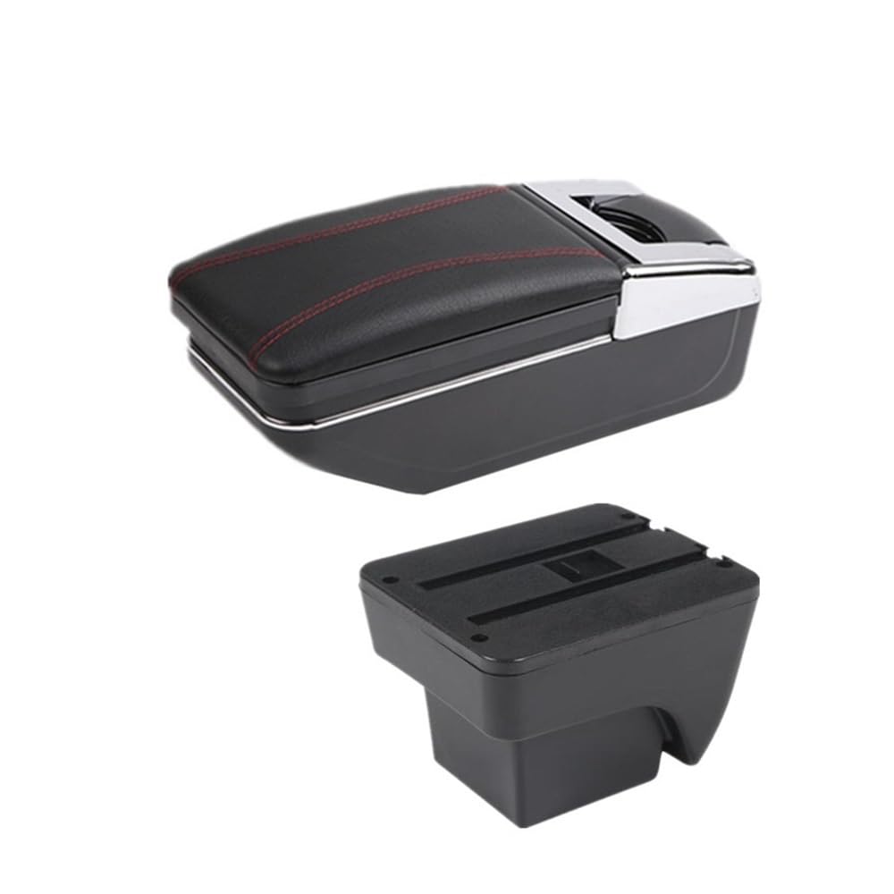 Yulegudi A Red Line No Usb Car Armrests For Seat For Ibiza 6J For 6L 2018-2025