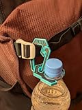Backpack Bottle Holder, Suporte para Garrafa de Mochila, Clipe Plástico em 3 Cores, Acessório para Mochila