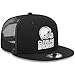New Era Men's Black Cleveland Browns Main Trucker 9FIFTY Snapback Hat