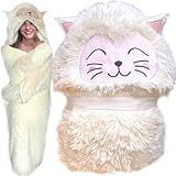 Evovee Cat Blanket for Adults Animal Sherpa Fleece Cat Lovers Gifts for Girls Women Men Kids Fluffy Decor Plush Throw