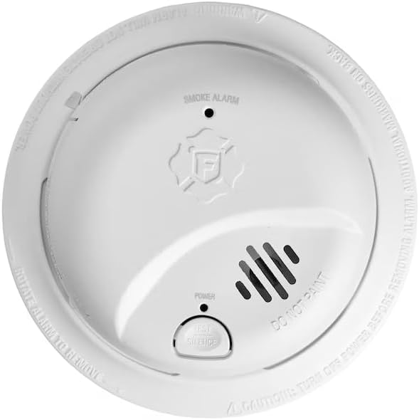 First Alert SMICO105-AC, Interconnect Hardwire Combination Smoke & Carbon Monoxide Alarm with 10-Year Battery Backup, 6-Pack