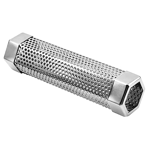 GARIOUANS Affumicatore Inossidabile Resistente Temperatura con Uniformi Riutilizzabile per Barbecue e Camping per Affumicatura e Fredda Carne e Verdure