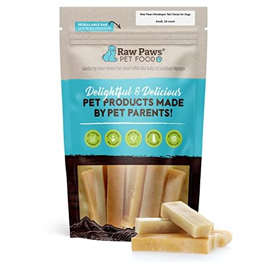 Raw Paws Himalayan Yak Chews for Dogs, Small Chews (10 Count) - Packed in USA - Tibetan Yak Cheese Dog Chew for Small Breeds - Hard Milk Dog Chew Bones - Single Ingredient - Long Lasting
