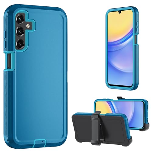 Coque robuste Samsung Galaxy A15 5G anti-chute avec verre trempé de qualité militaire