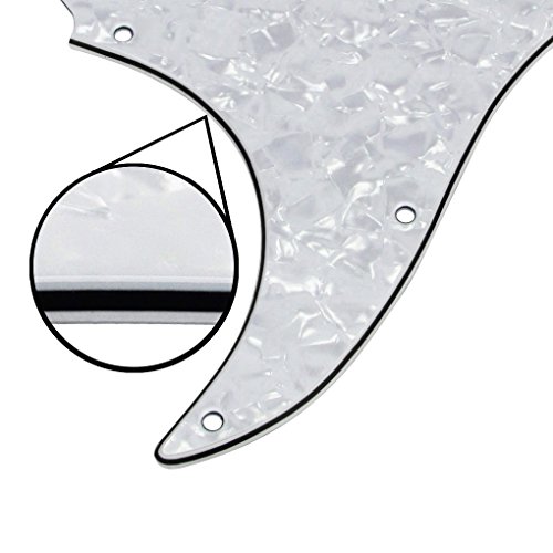 FLEOR SSS Style de gauchère Pickguard Plaque avec 50 mm 52 mm (2pcs) Housses ramassage 2T1V Boutons de commande… - Les Beatles, Paul McCartney, John Lennon, RIngo Starr, George Harrison FLEOR SSS Style de gauchère Pickguard Plaque avec 50 mm 52 mm (2pcs) Housses ramassage 2T1V Boutons de commande… – Image 5