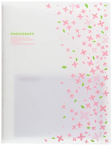 ハクバ写真産業 ビュートプラス Lサイズ 56枚収納 小花ピンク ABP-L56KPK