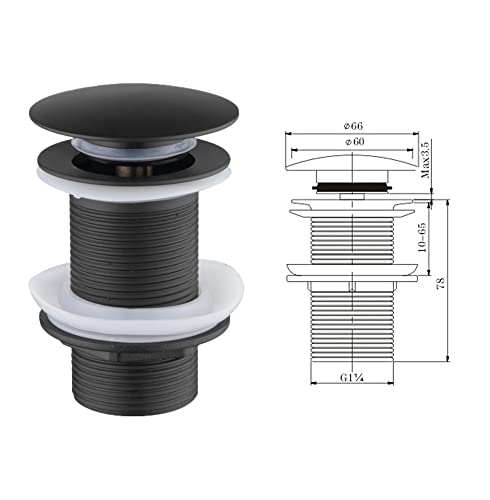 SANTRAS High-quality Eccentric Drain For Washbasins With Overflow