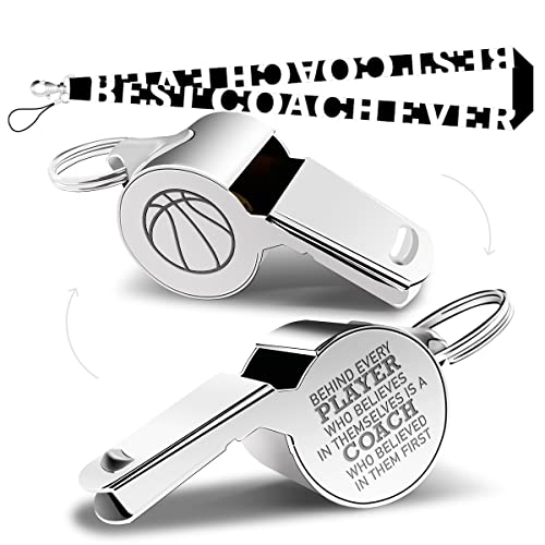 Silbato de baloncesto para entrenador con cordón y caja miniatura 2