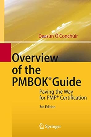 Overview of the PMBOK(r) Guide: Paving the Way for PMP(r) Certification 3rd  2012 Edition book cover