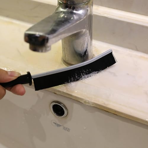 Image of Multifunctional Crevice Cleaning Brush Set, 3-Pack, Hard-Bristle, Ideal Crevice Cleaning Brushes for Household Use, Durable Hard Bristle Crevice Cleaning Brush for Kitchen, Bathroom
