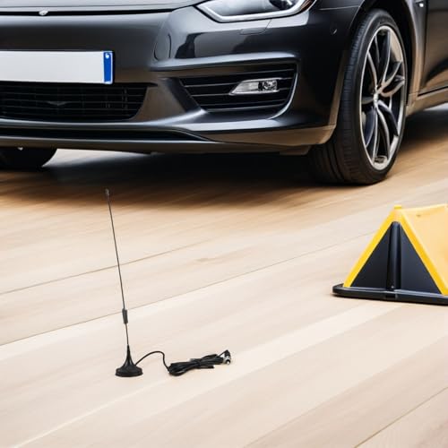 Antena magnética para coche universal, repuesto de radio FM para actualizar su vehículo, 2 uds 6