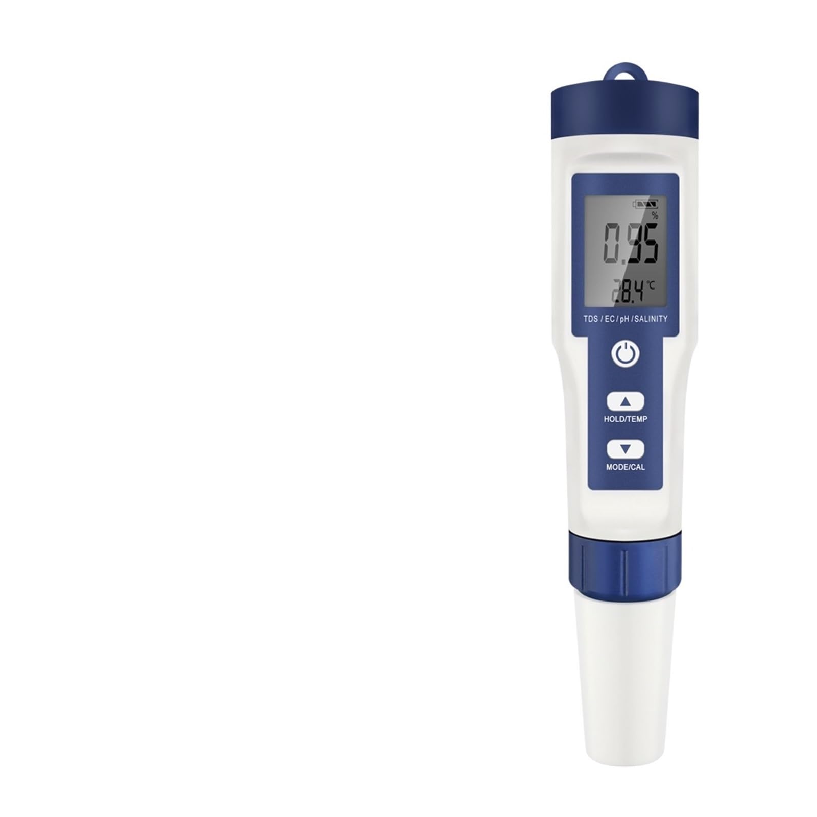 Medidor de pH Digital, Medidor Digital 5 en 1 de pH, TDS, EC, salinidad, Temperatura, conductividad, Filtro Agua, pureza, bolígrafo con retroiluminación(with Backlight)