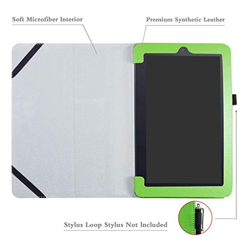 Mama Mouth For Rca Galileo Pro 11 Case,Pu Leather Folio 2-Folding Stand Cover For Rca 11 Delta Pro 11.6 Inch/Rca Galileo Pro 11 Rct6513W87Dk 11.5" 2-In-1 Tablet,Green #TOP3