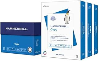 Hammermill Printer Paper, 20 Lb Copy Paper, 8.5 x 11 - 3 Ream (1,500 Sheets) - 92 Bright, Made in the USA