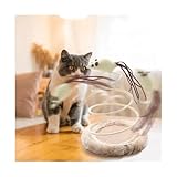 ∡Amusé et actif : le jouet à ressort pour chat peut facilement établir une relation étroite avec vos chatons ou chats pour les divertir et les garder actifs. Grand cadeau pour tout chat ou amoureux des chats.