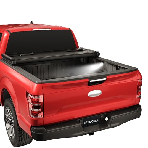 CARMOCAR Hard Tri-Fold Tonneau Cover 2019-2024 Replacement for Ford Ranger