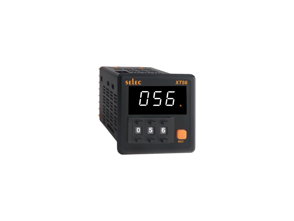 Thumbwheel Timer with On delay/Interval Function, 48x48 mm SELEC