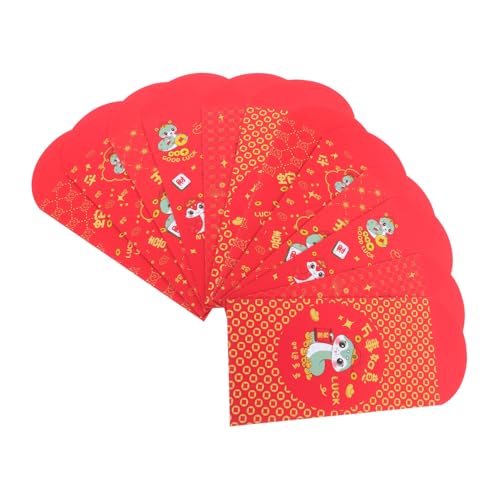 AGFELO 18個蛇年ラッキー赤封筒 かわいいカートゥーン蛇デザイン 結婚式 誕生日 お祝い用式現袋 旧正月や祭典にな多用途ぽち袋