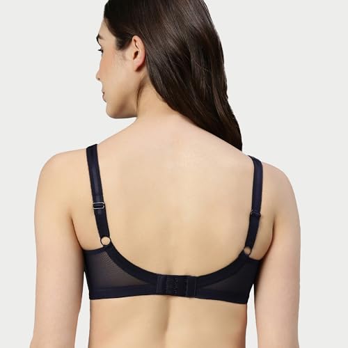Image of Enamor Hidden X-Frame and Smoothening Women's Full Support Everyday Bra - Jiggle Control, Non Padded, Wirefree, Full Coverage - FB12 (Available in Plus Sizes)