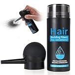 Hair Fibres, Hair Fibres Dark Brown for Thinning Hair, Instantly Conceals Hair Loss in 15 Sec, Hair Loss Concealer for Women and Men (Dark Brown)