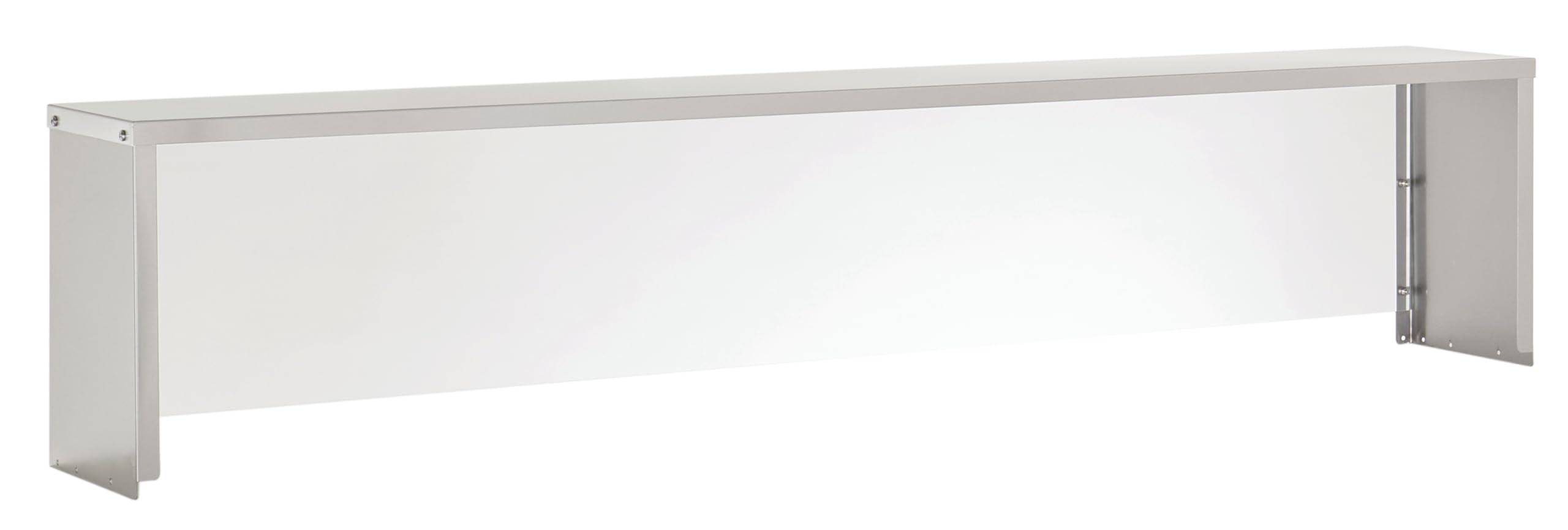 kratos 7134 wide steam table overshelf with sneezeguard compatible with five well steam tables 28w-118