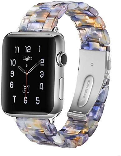 Image of Light House Apple Watch Bands-Fashion Lightweight Resin iWatch Bands for Women Men 38mm /40mm /41mm /42mm(Series 11 10), 49mm /46mm /45mm /44mm /42mm(S 3 2 1), Compatible with Apple Watch Series 11 SE 10 9 8 7 6 5 4 3 Ultra