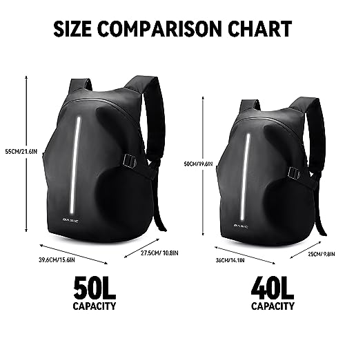 Motorcycle Backpack, Motorcycle Backpacks for Men and women, Waterproof Motorcycle Backpacks, Helmet Bag Bookbag for riding, Large by WEPLAN - Image 5
