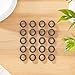 O-for Ring Replacement for Spinlock Dumbbell Nut, Rubber Washer Set 20 Pcs, Flat and Vertical Type, Black Plastic O-Rings 25mm, Compatible with Spinlock Weight Clamp(20PCS Flat)