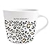 Grafik-Werkstatt Kaffee-Tasse mit 100% Echtgold | Porzellan Tasse | 420 ml | Guten Morgen, Wei&szlig;-schwarz