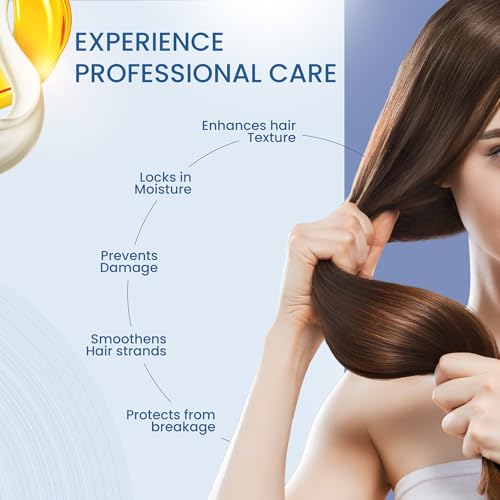 Image of YUTHIKA Pro UltraCare Kit: 250ml Shampoo + 150ml Hair Repair Mask + 100ml Oil Treatment - Infused with Meadowfoam Seed Oil, Enhances Smoothness & Shine, For All Hair Types - Vegan & Paraben-Free