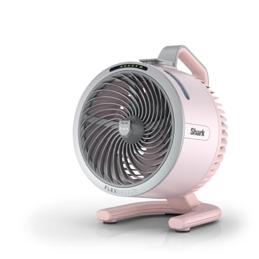 Shark FlexBreeze HydroGo Cordless Fan, Powerful Portable Fan with Misting, Indoor & Outdoor Cooling, Quiet & Durable, Compact & Lightweight, 5 Speed Settings, Quartz FA050UKPK