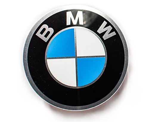 BMW Logo l'emblème de 45 mm Centre du volant Cap Badge et de l'étiquette engomada 36131181082