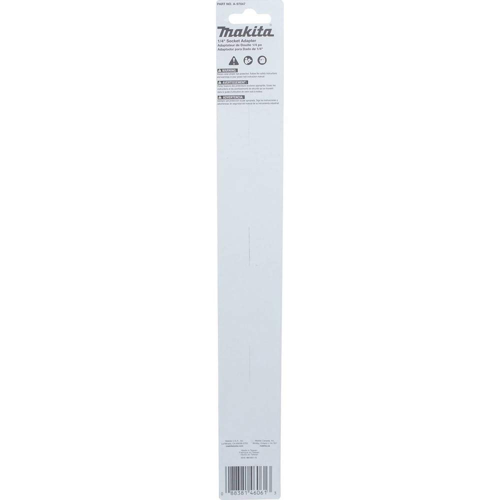 Makita A-97047 Impactx 1/4″ x 12″ Socket Adapter, Multi, 1/4 x 12-Inch - Image 3
