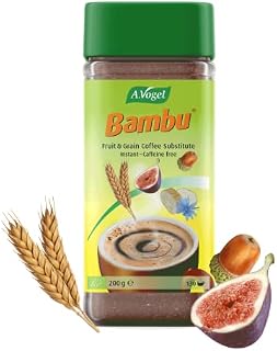 A.Vogel Bambu Fruit & Grain Coffee Substitute | Caffeine-free | Organically Grown Natural Ingredients | 130 Servings | 200g