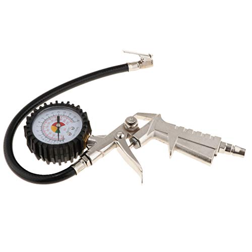 0-220psi車のオートバイのトラックのデジタルタイヤインフレータガン圧力ゲージキット