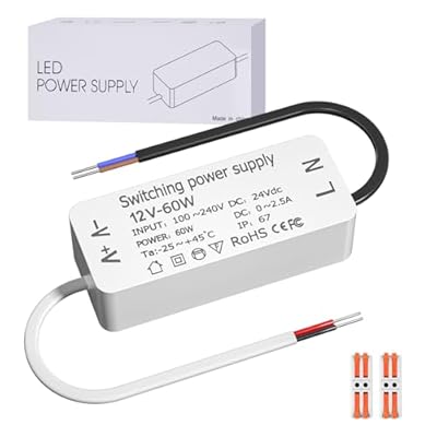Luxvista Transformador 220V a 12V 60W, IP67 Impermeable, AC-DC Convertidor de Potencia para Exteriores, Tira LED 220V Sin Transformador GU4 G4 GU5.3 LED | Ya disponible en tu tienda friki favorita! En mundofriki.es! Luxvista Transformador 220V a 12V 60W, IP67 Impermeable, AC-DC Convertidor de Potencia para Exteriores, Tira LED 220V Sin Transformador GU4 G4 GU5.3 LED | Ya disponible en tu tienda friki favorita! En mundofriki.es!