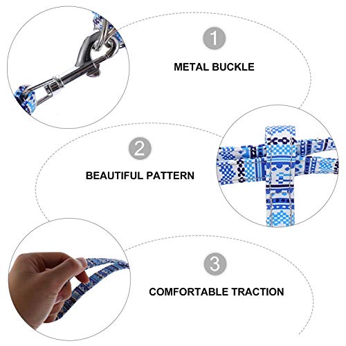 ULTECHNOVO Conjunto de Arnês E Trela para Cães Arnês Separável Ajustável à Prova de Fuga para Caminh