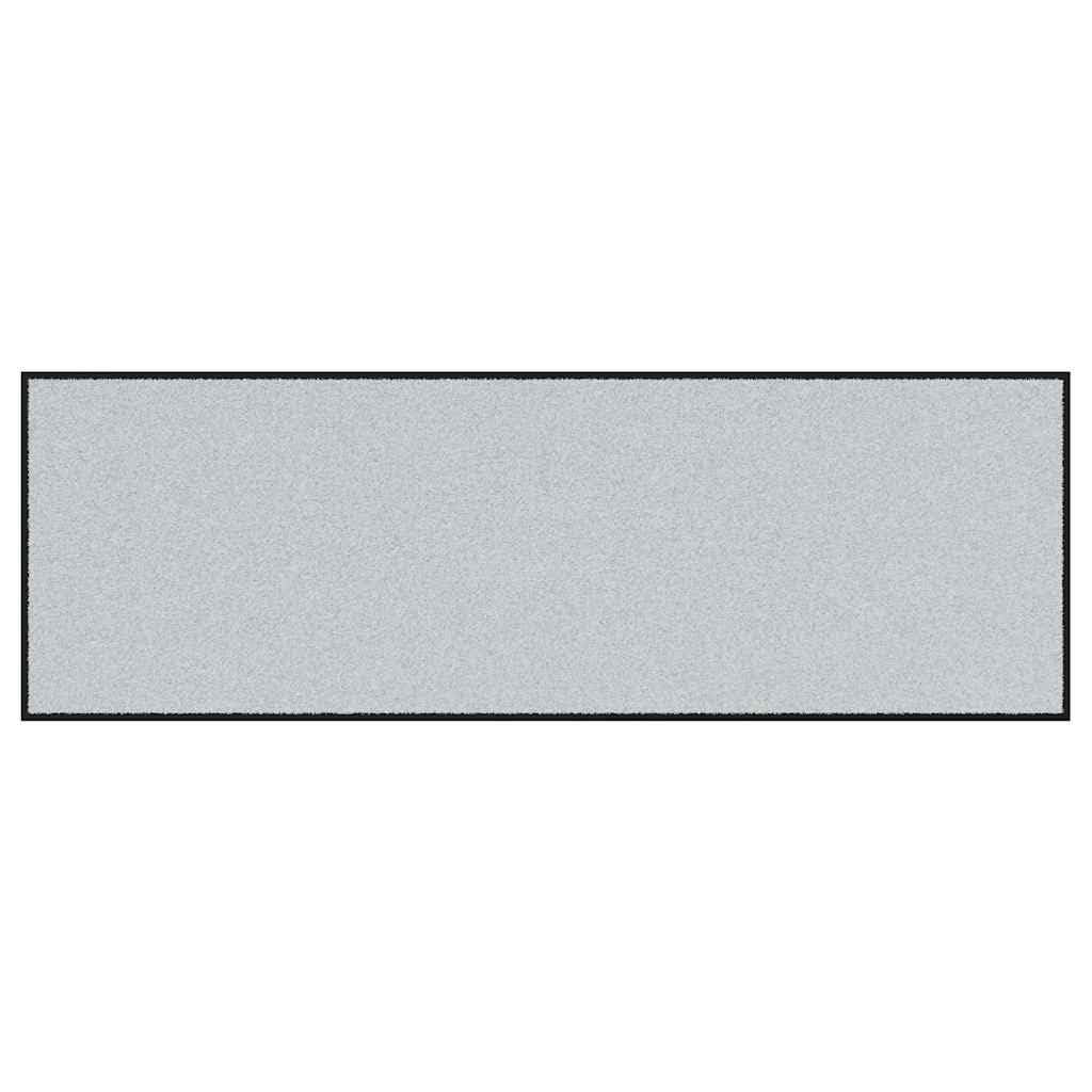 Wycieraczka szara i czarna, 60 x 180 cm, polipropylen i winyl, antypoślizgowa wycieraczka do drzwi wejściowych i korytarza, wytrzymała, trwała, nowoczesna, prosta