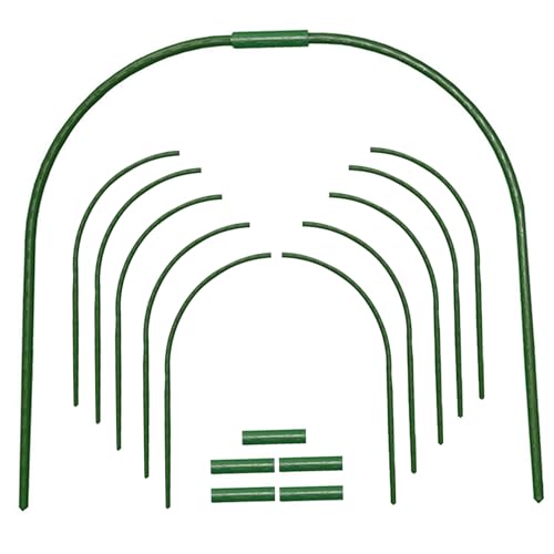 Ngbbby Gartenreifen für Netze, Gewächshausreifen, 6 Sets, Wachstumstunnel, 18, 9 Zoll lang, Garten für Stoff, für Hochbeete