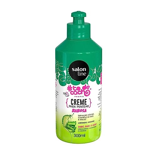 Salon Line Creme Para Pentear SOS Babosa Divina Hidratação, Branco