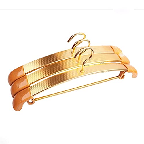Perchas, Paquete de 10 Perchas de Aleación de Aluminio Resistentes con Gancho Giratorio para Ropa, Abrigos, Vestidos, Camisas, Chaquetas,Deslizantes Y Que No Dejan Marcas. Ideales para Colgar