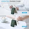 SHIELDON Strong Magnetic Wallet for Magsafe, Genuine Leather Adjustable Stand 6 Card Holders Quick Access ID Window, Mag Wallet Compatible with iPhone 17/16/15/14/13/12 Series Women Men - Evergreen