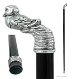 MADE IN ITALY & ARTISANAT : Canne de marche élégante entièrement fabriquée à la main en Italie par Cavagnini. Chaque pièce reflète le prestige du design italien et la tradition artisanale de haute qualité.