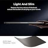 BlueSwan Case compatible with Macbook Pro 14 inch M5 M4 M3 M2 M1 A3434 A3112 A3185 A3401 A2918 A2992 A2779 A2442, Released in 2025-2021, Matte Anti-fingerprint PP Protective Cover Shell, Frosted Black - Image 9
