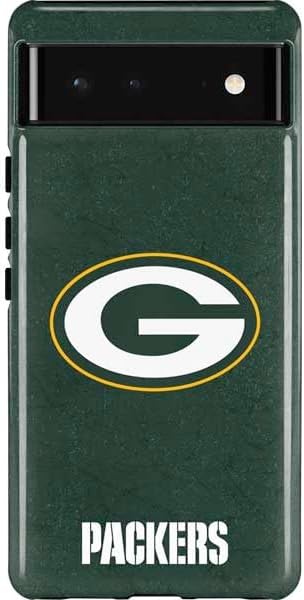 Skinit Pro Phone Case Compatible with Google Pixel 6 - Officially Licensed NFL Green Bay Packers Large Logo Design
